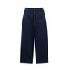 Women 2 Pieces Sets With Belt Denim Jackets & Vintage Front Zipper Jeans Trousers Feamle Chic Lady Pants Sets