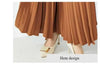 niche design pleated pants for women loose casual wide leg elastic waist trousers spliced tide straight 2DB2555