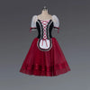 Red Giselle Ballet Dance Tutu Ballerina Dress For Girls Women Stage Performance Costume Long Ballet Dancing Tutu Dresses