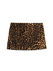Long Sleeve Blazers Top Women 2 Pieces Leopard Printed Mini Skirt Sets Women's Suit Two Piece Set Women Outfit