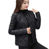 Thin light Down Cotton Jacket Female Short Coat Autumn Parkas Women's Winter Stand Collar Warm Cotton Jacket