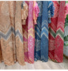 Vintage Chic Printting Straight Pleated Women's Dress Hand-Cranked Floral Long Dresses Spring Clothing 2DB6498