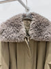 Women Winter Warm Natural Lamb Sheep Fur Collar Goose Down Jackets Thick Coat Outwear Female Puffer Jackets