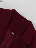 Wine Red Two Piece Set For Women Elegant Long Sleeve Single Breasted Blazers And Slim Simple Mini Skirts Sets