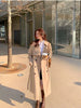 Trench Coat Women Double-Breasted Trenchcoat Lace Female Autumn Casual Coats Windbreaker Outwear Raincoat Streetwear