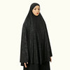 Women Paisley Hijab Long Shawl Solid Color Abaya Full Cover Muslim Black Turban Headband Cashew Printed Foulard Gown