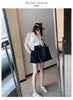 Style High‑Quality Women Pleated Blazer, Lapel Single Button Short Long‑Sleeve Coat, Casual Elegant Outerwear