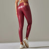 Women Black Pu Leather Pants High Waist Leather Sexy Leggings Trousers Warm Winter Leggings Fleece Trousers Women Thick Stretch
