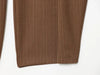 Women Wide Leg Pants Retro Dark Color Pleated Trousers High Waist Casual Work Office Straight Pants