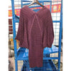 V Collar Pleats Batwing Sleeve Loose Dress For Women Print Clothing Vestido YE853