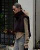 Brown Faux Fur Thicken Coat Women Lapel Long Sleeve Warm Winter Jacket Lady Chic Snap Button High Street Elegant Outerwear