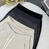 Autumn Winter Women Chic Designer Cotton High Waisted Sweatpants Lady Versatile Casual Solid Wide Leg Straight Leg Trousers