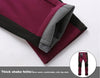 Women Winter Fleece Pants Warm Waterproof Hiking Pants Outdoor Camping Climbing Skiing Soft Shell Windproof Rain Trousers