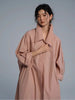 Spring Autumn Long Oversized Thin Pink Trench Coat for Women Single Breasted Elegant Chic Designer Clothing