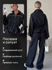 Women Black Track Suit Jacket Two Piece Suit Zip Up Cinch Waist Coat Wide Leg Pants Lady Autumn Street Matching Set