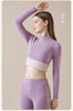 Women's Cashmere Silk Thermal Underwear Thermal Tops Warm Pants Thickened Solid Color Half Turtleneck Long Sleeve Winter Clothes