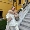 Hoody Faux Fur Furry Coats Women Belt Long Sleeve Pocket Thicken Warm Jacket Autumn Winter Urban Lady Streetwears