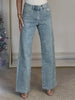 Women Jeans Straight Diamonds Pants Stretch High Waist Washed Mom Jeans Y2k Streetwear Trousers Vintage Denims Streetwear