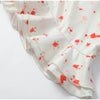 Sexy Floral Printed Mini Dress Women V-neck Flared Sleeve Waist Cinching Ruffle Bodycon Vestido Lady Party Vacation Gowns
