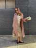 Women Red Plaid Long Trench Coat Casual Lapel Single Breasted Full Sleeve Windbreaker Jacket Y2k Autumn Lady Streetwear