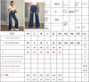 Women's Jeans Elastic Waist High Stretch Loose Straight-Leg Pants Comfortable Versatile