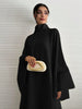 Middle Eastern Abaya Women Elegant Abayas Loose Pageant Dress Full Sleeve Evening Kaftans JilbabsIslamic Traditional Clothing