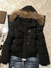American Vintage Faux Fur Wool Zipper Jacket Hoodies Women's Overcoats Hooded Vintage Y2k Coats Ropa Casual Sweatshirt