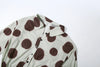 Silk Scarf Strap Patchwork Dress Women Sexy Single-Breasted Full Sleeve Polka Dot Print Hottie Music Festival Bodycon