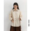 Women Shirt Loose Striped Long Sleeve Female Blouses Butterfly Button Cotton Girl Coat Autumn Winter