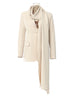 Solid Irregular Scarf Elegant Blazer Women Lapel Long Sleeve Loose Fit Jacket Tide Spring Autumn 1DZ0018