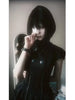 Gothic Lolita Y2K Women's Mini Dress Double Breasted Striped Ruffle Hem Slim Fit Harajuku Dark Cute Night Out Streetwear