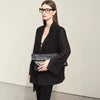Women's Coat Autumn Autumn Turned Over Collar Color-block Spliced Fabric Casual Loose Blazers For Woman 12641083
