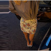 Women Cropped Floral Print Jacket Stand Collar Long Sleeve Button Front Pockets Vintage Loose Short Coat Autumn Chic Blazer