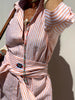 Autumn Long Sleeve Shirt Dress Elegant Belt Long Dress For Women Print Button Lapel Neck Casual Dresses Robe Femme
