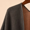 Winter Warm Plaid Ponchos And Capes For Women Oversized Shawls and Wraps Cashmere Pashmina Female Bufanda Mujer