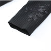 Black Sequin Embroidery Blazer 2 Piece Set Women Full Sleeve Lapel V-neck Loose Wide Leg Pants Suit Lady Spring Autumn Wear