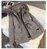 Winter Parkas Jacket Women Korean Loose Hooded Thick Warm Casual Cotton Padded Coat Female Overcoat Casual Lady Tops