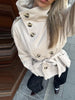 Women's Trench Coat Double Breasted Stand Collar Epaulet Lace Up Long Windbreaker Office Lady Autumn Winter Solid Slim Outerwear