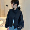 Women's Short Jacket Spring Autumn Korean Version Stand-up Collar Ladies Coat Loose Casual Female Overcoat
