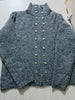 Fluffy Knitted Cardigans Sweater Design Double Breasted Sweater Coat Women Autumn Winter Lazy Zipper Knit Top