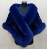 White Fur Shawl Jacket Women's Autumn Winter Faux Mink Fox Fur Dress Cheongsam Cloak Coats Thicken Warm Short Outwear