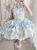 Lovely Kawaii Slash Neck Slim Lolita Dress Women Sweet Design Bow Off Shoulder Sling Dresses Elegant Cute Pretty Clothing
