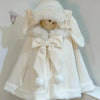 Japanese Lolita Faux Fur Patchwork Hooed Coat Y2k Aesthetic Cloak Jacket Women Kawaii Sweet Bow Jackets Oversized JK Capes