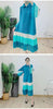 Striped Contrast Color Pleated Dress Women Lapel Flare Sleeves Single Breasted Loose Long Dresses Spring 2AA4365