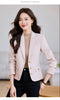 Elegant Women Blazers Solid Button Long Sleeved Casual Comfortable Suits Jacket Office Lady Coat Spring Autumn Outerwear