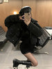 Winter Clothing Parkas Women's Outwear Short Coats Korean Rhinestone Coat Ladies Thickened Warm Cotton Puffer Jackets