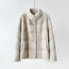 Imitation Mink Coat For Women Autumn Winter Thicken Warm Stand-up Collar Velvet Fur Jacket Female Korean Loose Fur Outwear