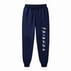 Womens Casual Loose Long Pants Outdoor Friends Letter Printed Trousers Spring Autumn Winter Fleece Sports Sweatpants