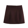 Elegant Skirts Set For Women's 2 Pieces Outfit Spring Long Blazer Coat Mid Waist Mini Skirts Office Skirts Set