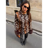 Dalmatian Faux Fur Jackets Women Lapel Collar Single Breasted Slim Fit Long Sleeves Coats Lady Autumn Street Outwear